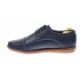 Pantofi barbati casual, din piele naturala, bleumarin  - TENBOX338T